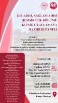 HEMŞİRELİK BÖLÜMÜ KLİNİK UYGULAMAYA HAZIRLIK PANELİ