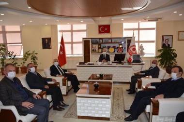 Visit to Our Rector from Gümüşhane Chamber of Industry and Commerce