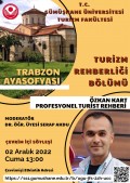 Turizm Fakültesi Trabzon Ayasofyası Çevrimiçi Söyleşi