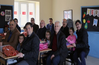 Clothing and Stationery Aid to Village School from Erdoğan