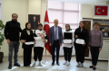 Finale Kalan Öğrencilerimizden Rektörümüze Ziyaret